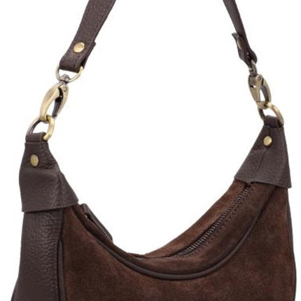 DSTRCT Hobo S Schoudertas Suede-Leder Portland Road