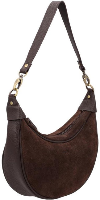 DSTRCT Hobo S Schoudertas Suede-Leder Portland Road