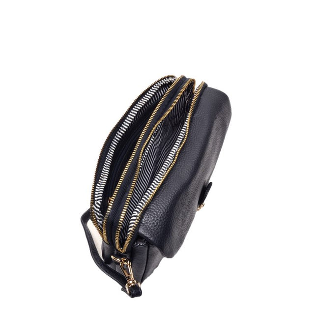 Berba Leren Leren Crossbody Bag Avignon