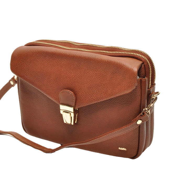Berba Leren Leren Crossbody Bag Avignon