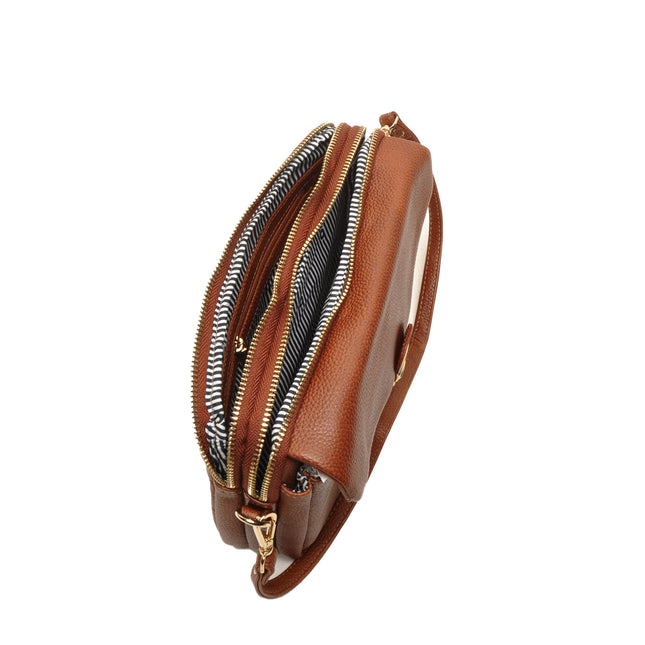 Berba Leren Leren Crossbody Bag Avignon