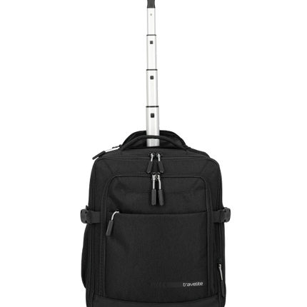 Travelite Kickoff Trolley Backpack 2 Wheels Exp. Underseater 40 x 30 x 20 / 23 Black