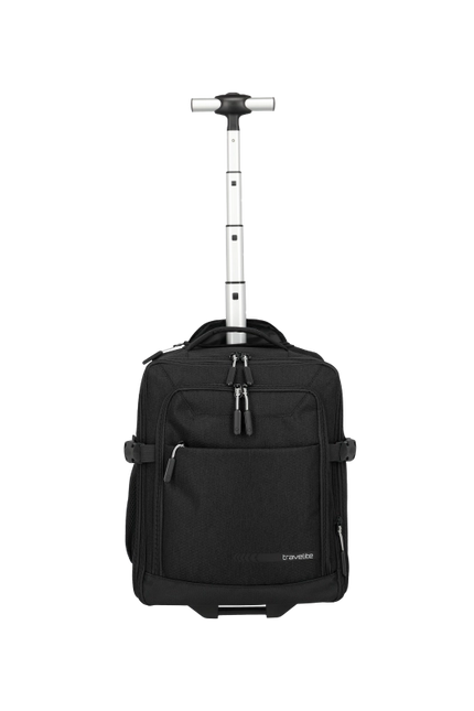 Travelite Kickoff Trolley Backpack 2 Wheels Exp. Underseater 40 x 30 x 20 / 23 Black
