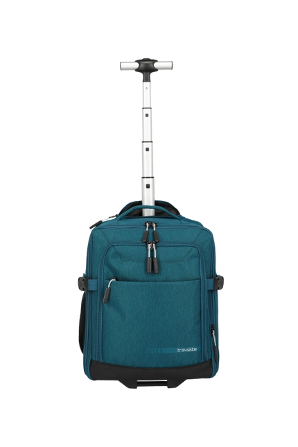 Travelite Kickoff Trolley Backpack 2 Wheels Exp. Underseater 40 x 30 x 20 / 23 Petrol