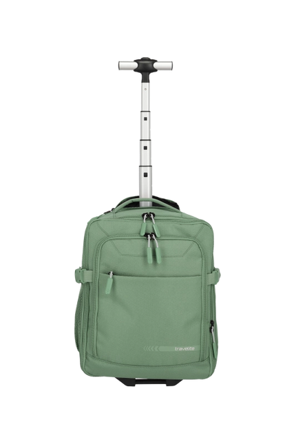Travelite Kickoff Trolley Sac à dos à 2 roues Extensible Underseater 40 x 30 x 20 / 23 Sage Green