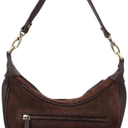 DSTRCT Hobo S Schoudertas Suede-Leder Portland Road