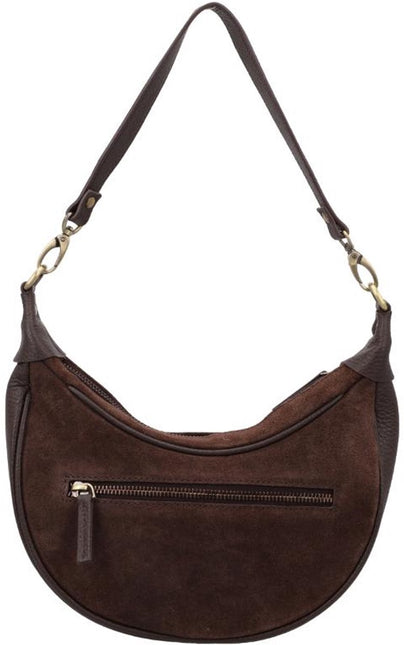 DSTRCT Hobo S Schoudertas Suede-Leder Portland Road