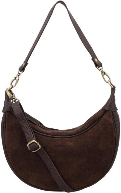 DSTRCT Hobo S Schoudertas Suede-Leder Portland Road