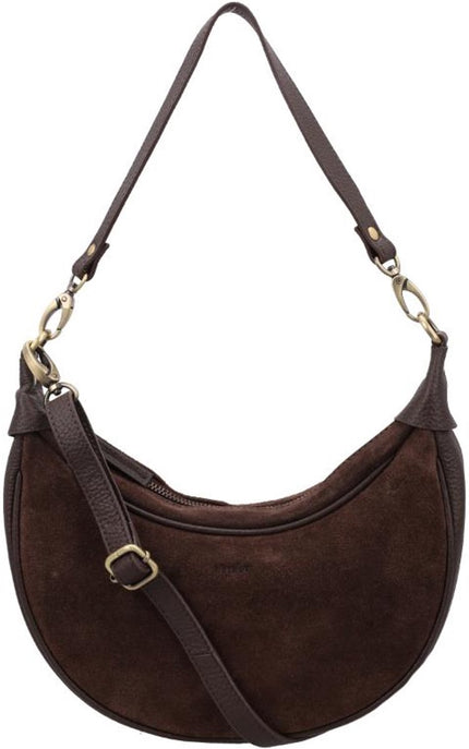 DSTRCT Hobo S Schoudertas Suede-Leder Portland Road