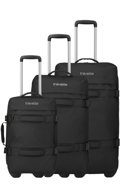 Sada cestovních tašek Travelite Bolonia 3dílná (S/M/L) Černá