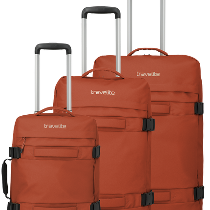 Travelite Bolonia Σετ τσαντών ταξιδιού 3 τεμαχίων (S/M/L) Πορτοκαλί