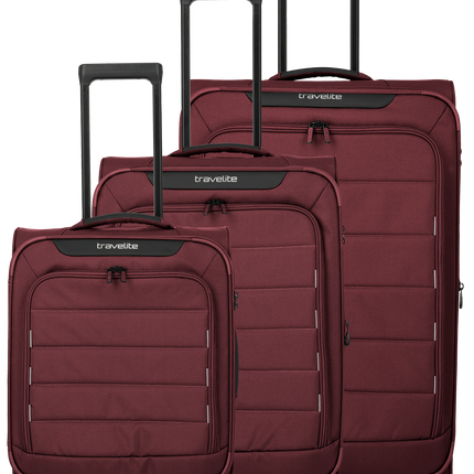 Travelite Skaii Kofferset 3-delig S/M/L Red