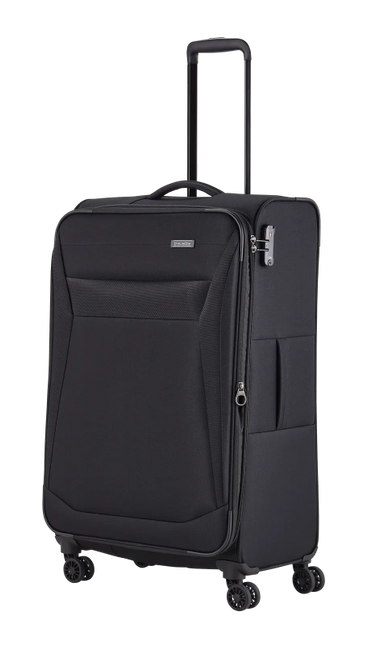 Travelite CHIOS 4kolový kufr na kolečkách L Exp 78 cm Černá