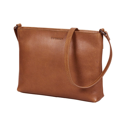 Burkely Crossbody Zip Bag Jane Cognac