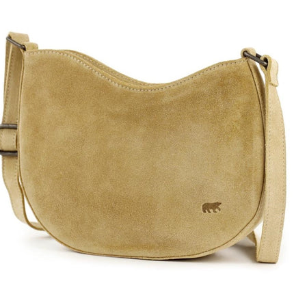 Bear Design Suéde Leren Hobo Schoudertas Tamara  SU3576