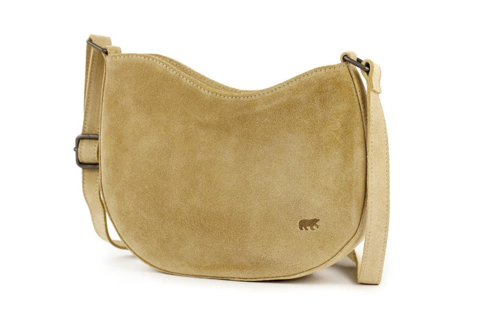Bear Design Suéde Leren Hobo Schoudertas Tamara  SU3576