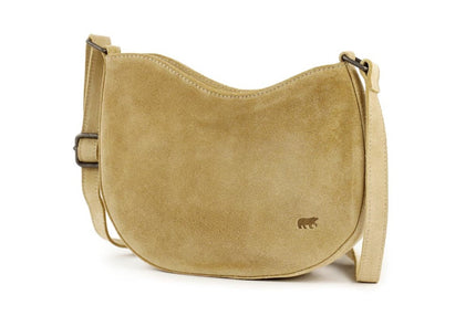 Bear Design Suéde Leren Hobo Schoudertas Tamara  SU3576
