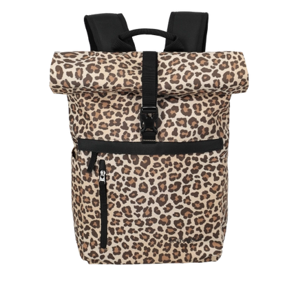 Travelite Basics Rollup Backpack Luipaard
