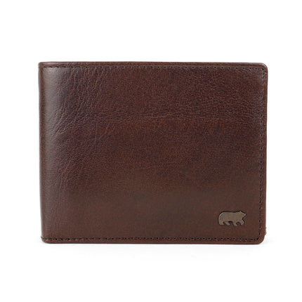 Carteira Billfold Bear Design Niels AD20148 Castanho