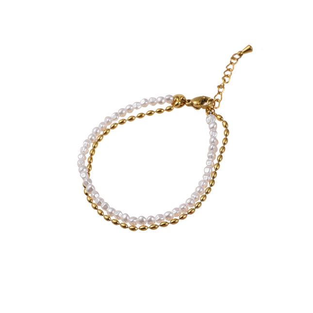 Day & Eve Double Pearl Bracelet