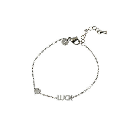 Bracciale Good Luck Day & Eve by Go Dutch Label Argento (acciaio inossidabile)