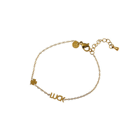 Bracciale Good Luck Day & Eve by Go Dutch Label Oro (acciaio inossidabile)