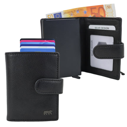 Bear Design Portacarte RFID Pietro BS23057 Nero