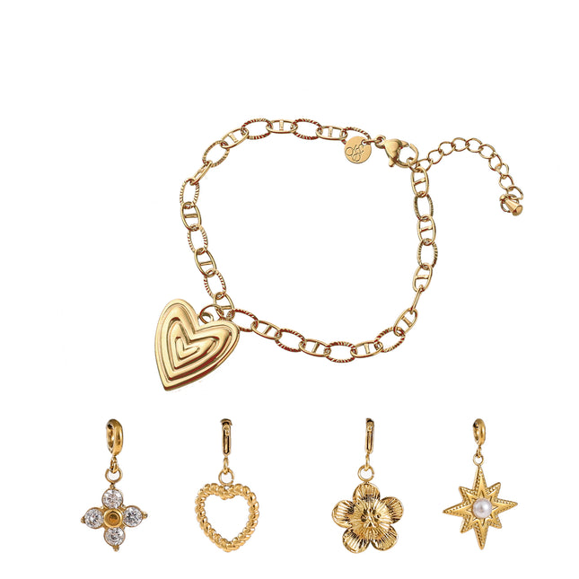 Day & Eve Bracelet + 5 Pendants Sets