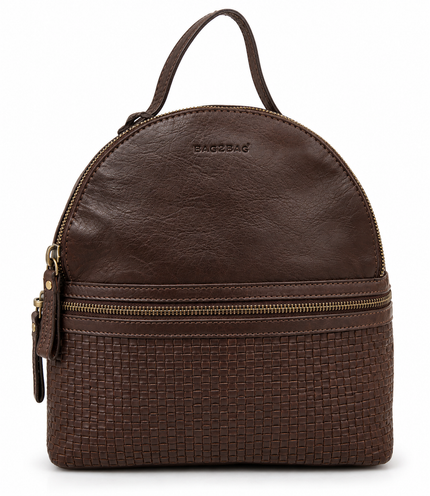 Bag2Bag Barrie -reppu Tummanruskea