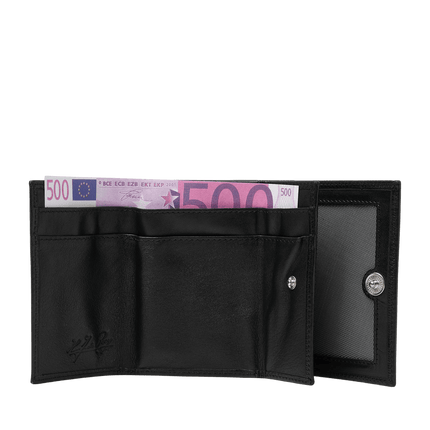 dR Amsterdam Heren Over Slag Portemonnee Met Kijkvenster RIFD