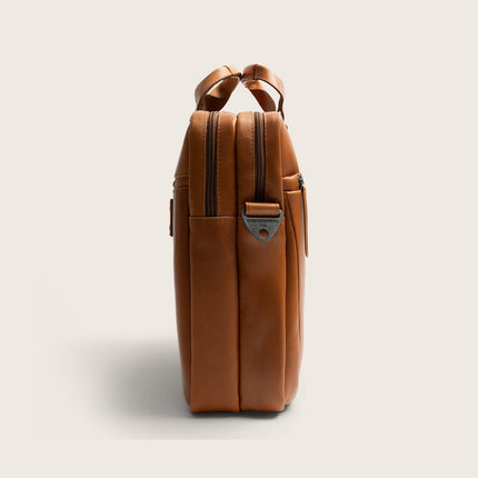 The Chesterfield Brand Laptoptas Seth 16 Inch Cognac