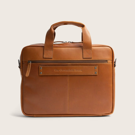 The Chesterfield Brand Calvi kožená taška na notebook 16 palců