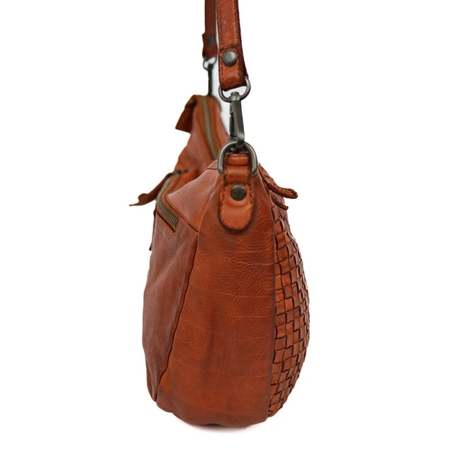 Bear Design Gevlochten Hand- Schoudertas Elvira