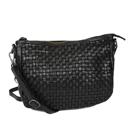 Bear Design Gevlochten Hand- Schoudertas Elvira