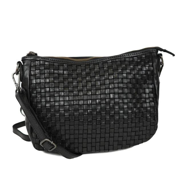 Bear Design Gevlochten Hand- Schoudertas Elvira