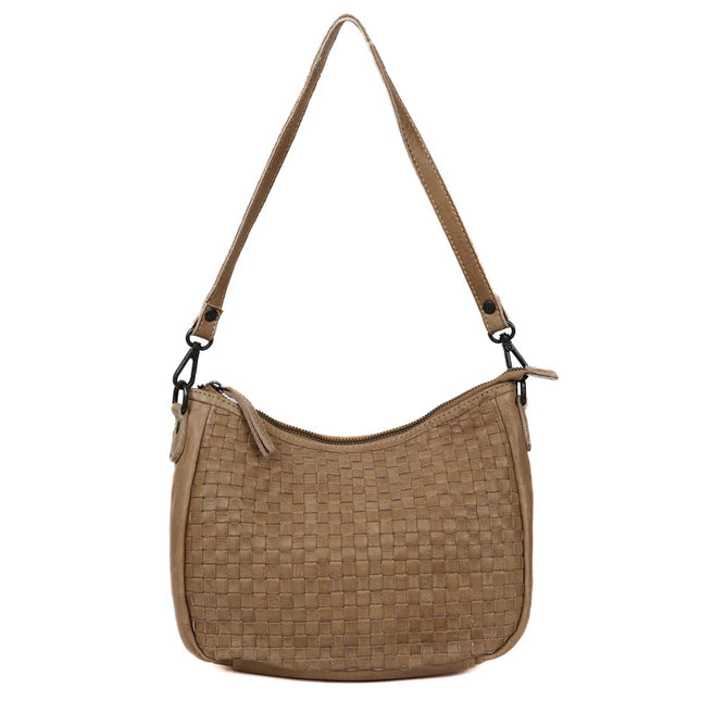 Bear Design Gevlochten Hand- Schoudertas Elvira