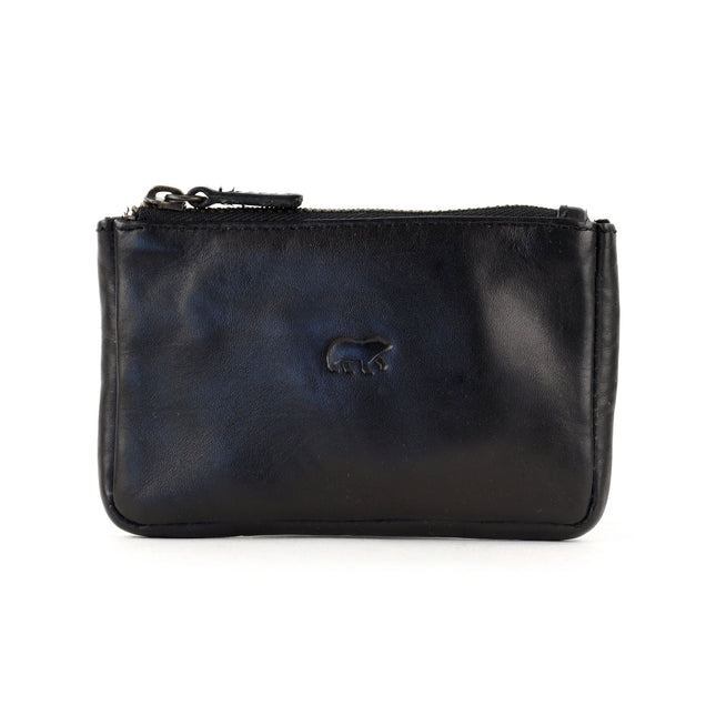 Bear Design Porta-Chaves em Pele Timo CL16063 Preto