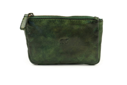 Bear Design Porta-Chaves em Pele Timo CL16063 Verde