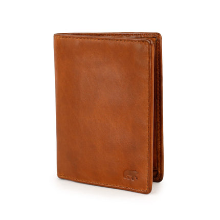 Bear Design Portafoglio Leon cognac lato laterale