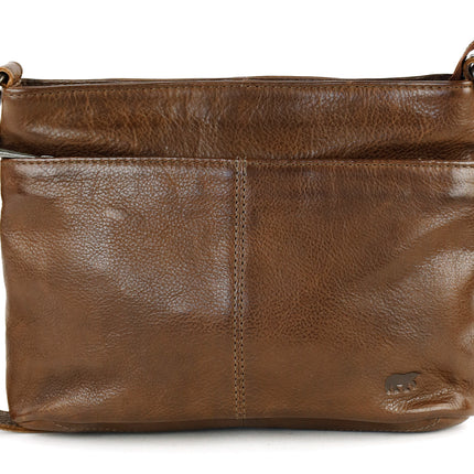 Bear Design Shoulder Bag Ashley CP1867 Dark brown