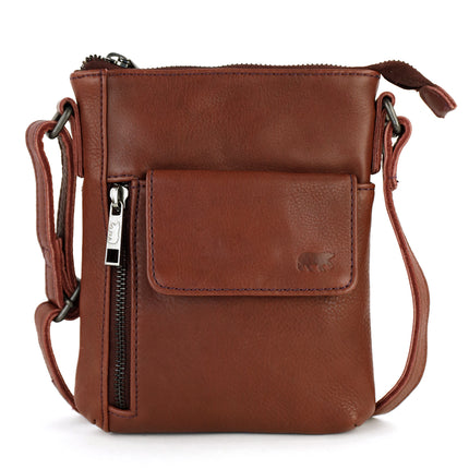 Saco de Ombro em Couro Bear Design Davide CP2327 Bordeaux