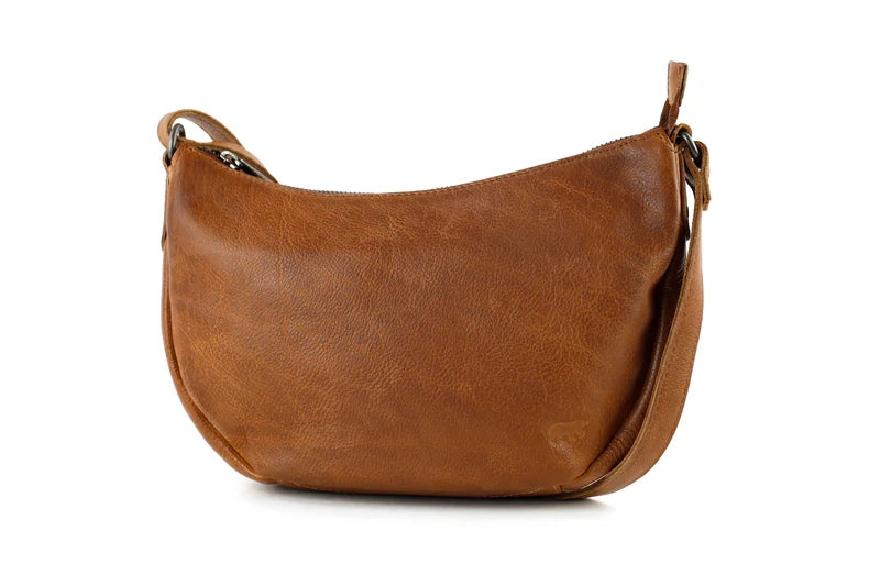 Bear Design Axelväska Dyan Cognac
