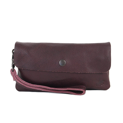 Bear Design Mala Clutch/Saco de Ombro Mini/Estojo para Óculos Lydia Bordeaux