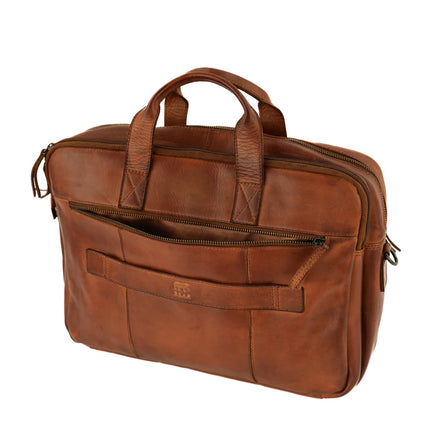 Bear Design Laptoptas 'Dubbele Rits Jamie' 15 Inch