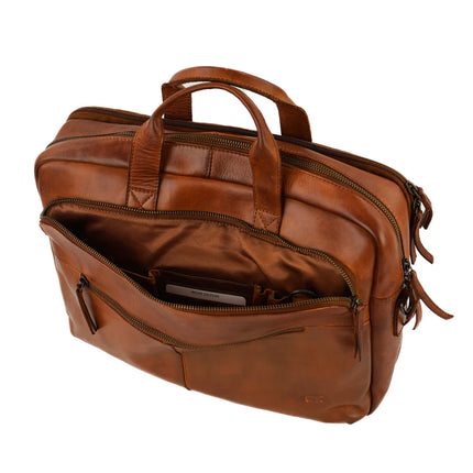 Bear Design Laptoptas 'Dubbele Rits Jamie' 15 Inch