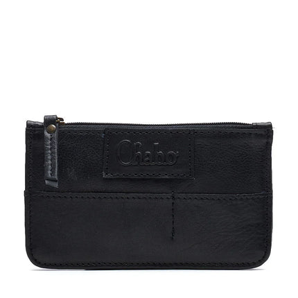 Chabo Bags Compacte Leren Pasjeshouder Met Rits
