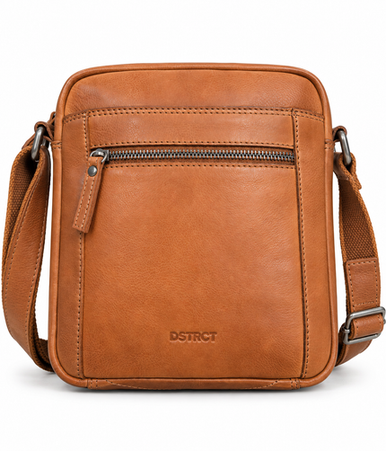 DSTRCT Astana Road Crossbody Shoulder Bag L Camel