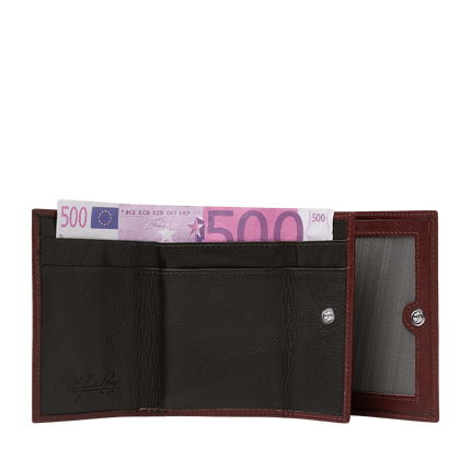 dR Amsterdam Heren Over Slag Portemonnee Met Kijkvenster RIFD