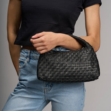 Núnoo Dandy Air Geflochtene Tasche aus Leder