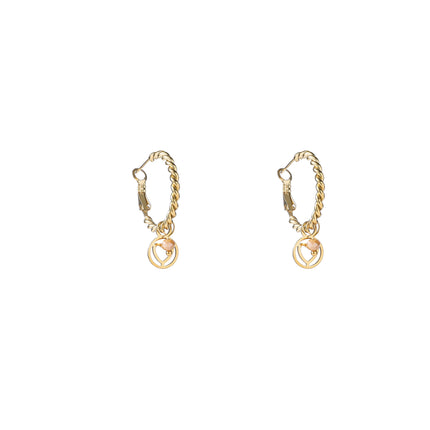 Day & Eve by Go Dutch Label Beaded Twisted Hoops